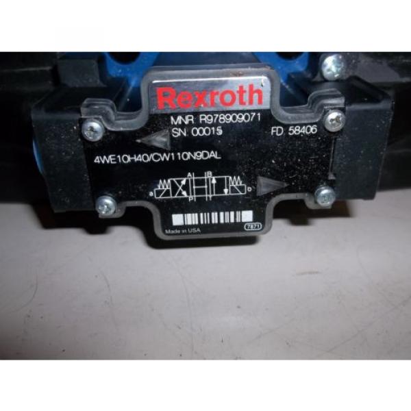 Origin REXROTH 4WE10H40/CW110N9DAL DIRECTIONAL CONTROL VALVE Z2FS 10-5-31V  LL2 #2 image