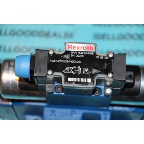 Rexroth R900574468 4WE6J62/EG24N9DK25L R900944737 4WEH16J72/6EG24N9ETDK25L 24VDC #2 image