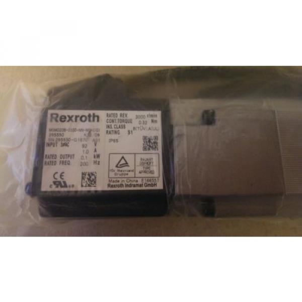 Rexroth Indramat R911295550 MSM020B-0300-NN-M0-CG1 Servo Motor #3 image