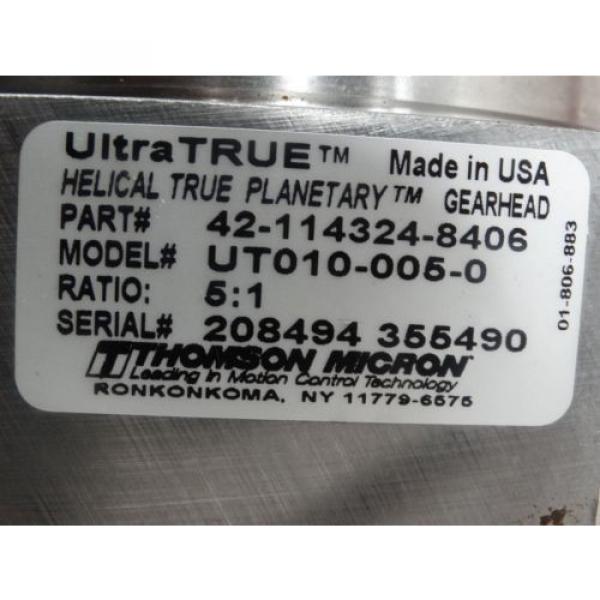 Rexroth Indramat Permanent Magnet Motor MKD071B-061-GG1-KN W/Ultra True Gearhead #4 image