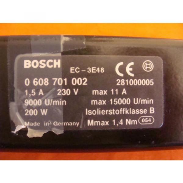 BOSCH REXROTH MOTOR EC-3E48 15 AMP 230 VOLT FOR PS 6 PRESS SPINDLE #2 image