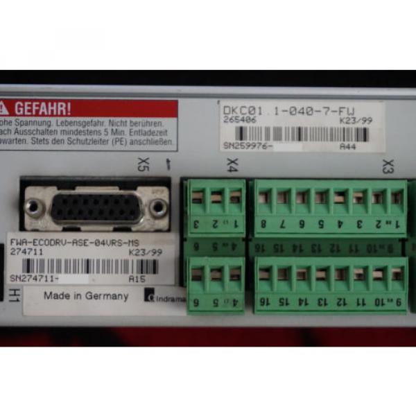 Rexroth Indramat DKC011-040-7-FW #3 image