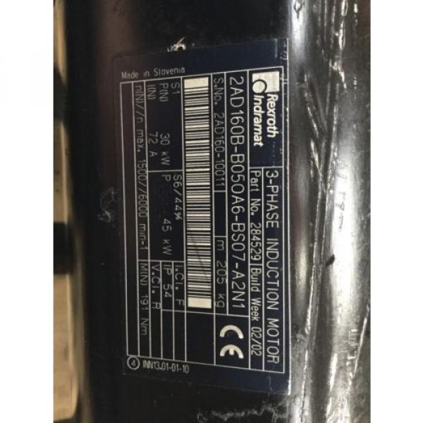 REXROTH Indramat  2AD160B-B050A6-BS07-A2N1 #2 image