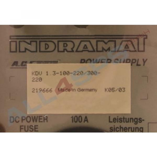 BOSCH REXROTH, INDRAMAT AC-SERVO POWER SUPPLY, KDV13-100-220-300-220 GEBRAUCHT #3 image