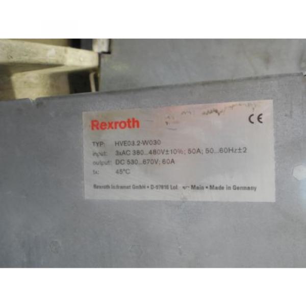 INDRAMAT REXROTH POWER SUPPLY ECO DRIVE HVE032-W030N HVE032-W030N REV K06/00 #4 image