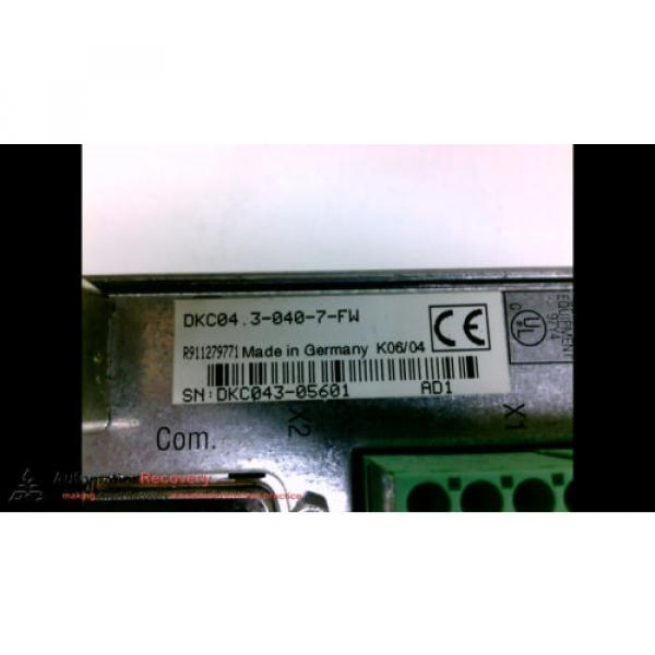 DKC043-040-7-FW,INDRAMAT SERVO DRIVEREXROTH #202798 #1 image