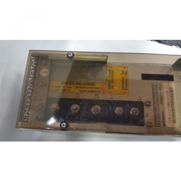 INDRAMAT AC SERVO POWER SUPPLY TVM 21-50W1-115V #3 image