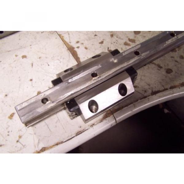 REXROTH BALL RAIL SYSTEM STANDARD RUNNING BLOCKS 32-1/2#034; LONG   1653-794-20 #2 image