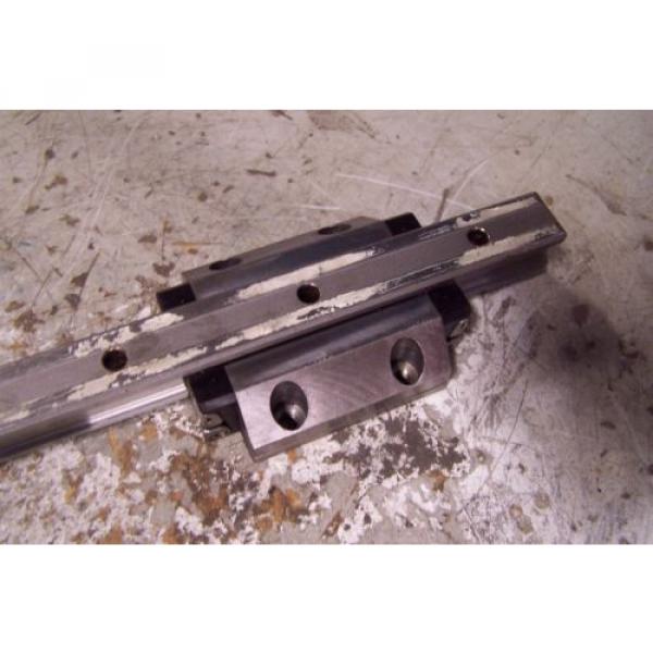 REXROTH BALL RAIL SYSTEM STANDARD RUNNING BLOCKS 32-1/2#034; LONG   1653-794-20 #3 image