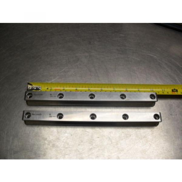 qty 2 - Rexroth 7873 16Q01 Linear Bearings Rail Guild 206MM long x 23MM wide #4 image