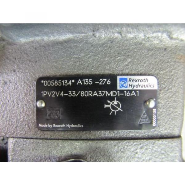 REXROTH 1PV2V4-33/80RA37MD1-16A1 A135-276 00585134 VARIABLE VANE HYDRAULIC pumps #2 image