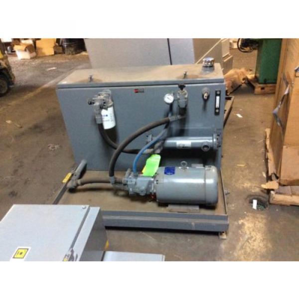 Perfection Servo Hydrulic pump/tank, Vickers 10hp motor, 47#034;-16#034;-29#034; tank size #1 image