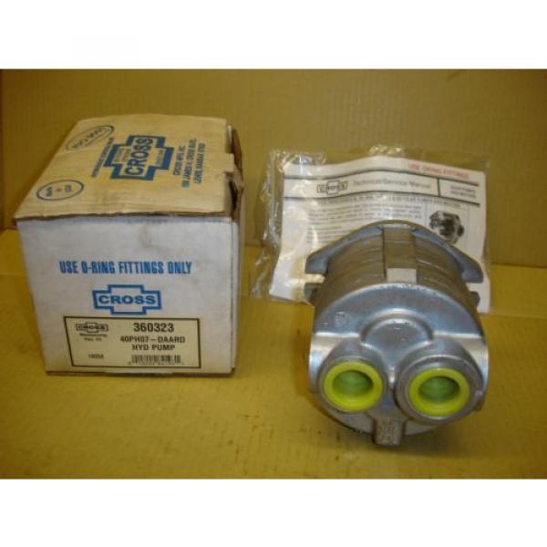 CROSS HYDRAULIC PUMP 40PH07 - DAARD Splined Shaft 2-Bolt Mount up to 3000psi #2 image