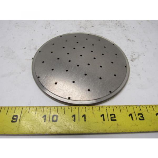 Pump SS Contour Plate 4-5/8&#034; OD X 3-1/6&#034; Thick #1 image