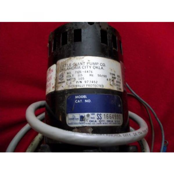 Little Giant 977452, 115V, 50/60Hz, 3000rpm  Pump #2 image