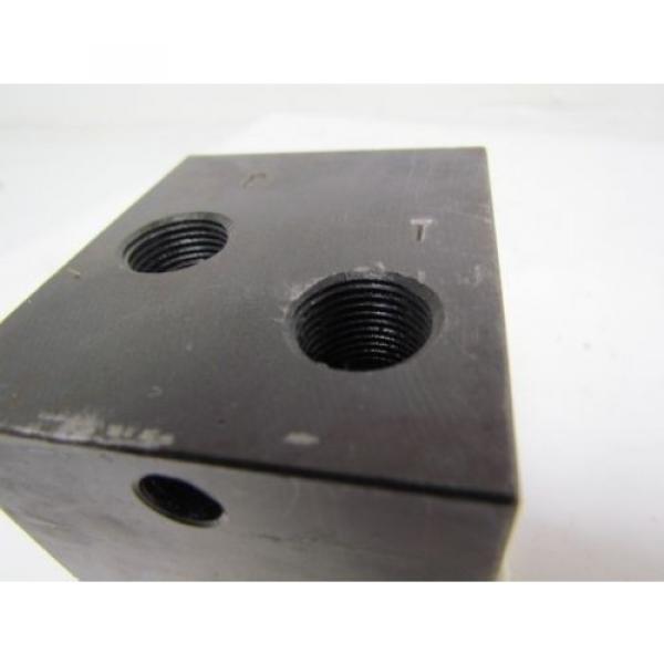 Nachi S-1491-5 Single Position Hydraulic Manifold / Valve Block #3 image