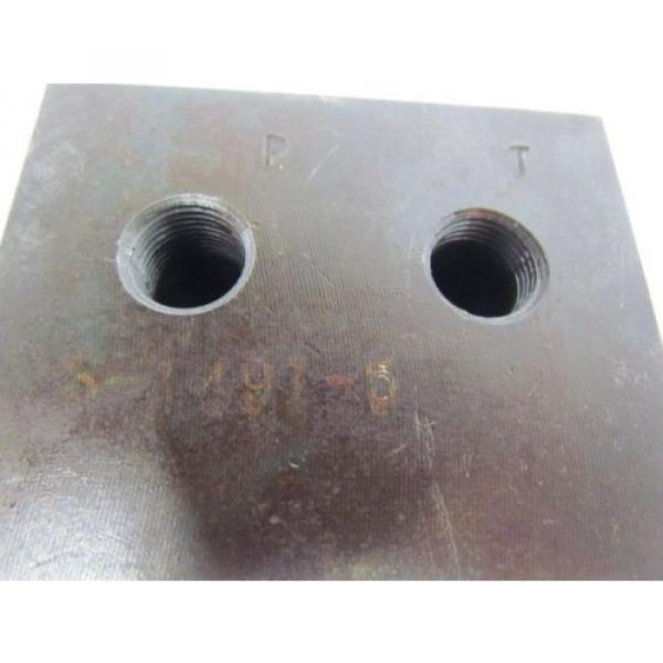 Nachi S-1491-5 Single Position Hydraulic Manifold / Valve Block #5 image