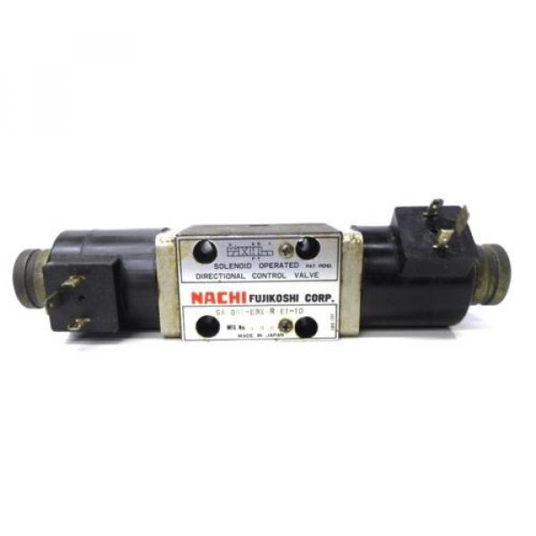 NACHI FUJIKOSHI SOLENOID OPERATED CONTROL HYDRAULIC VALVE SA-G01-E3X-R-E1-10 #1 image