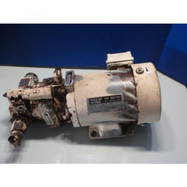 NACHI HYDRAULIC OIL PUMP MOTOR LTIS85-NR UPV-0A-8N1-07A-4-20 PVS-0B-8N1-20 #1 image