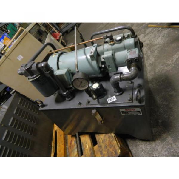 Nachi 2 HP 15kW Complete Hyd Unit w/ Tank, UPV-1A-16N1-15A-4-2535K, Used #3 image