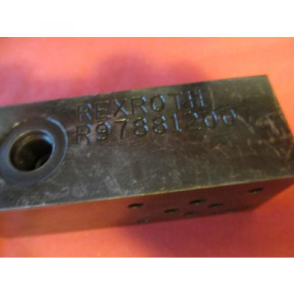 Rexroth R978812007 Hydraulic Valve Assembly #2 image