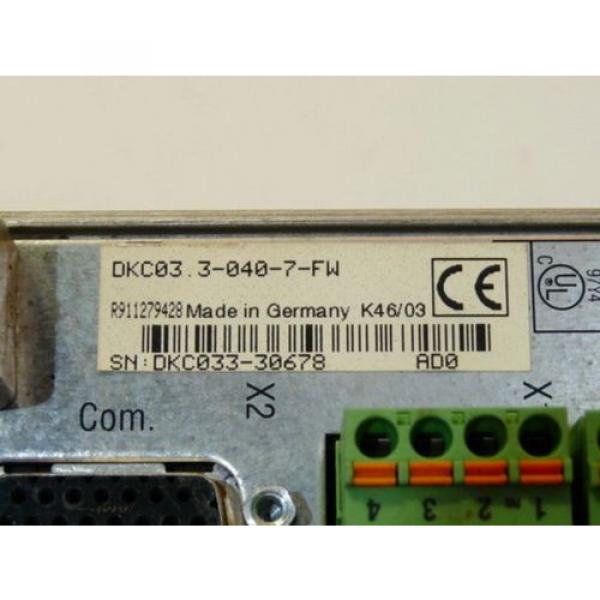 Rexroth Indramat DKC033-040-7-FW Eco-Drive Frequenzumrichter Serien Nr DKC033- #4 image