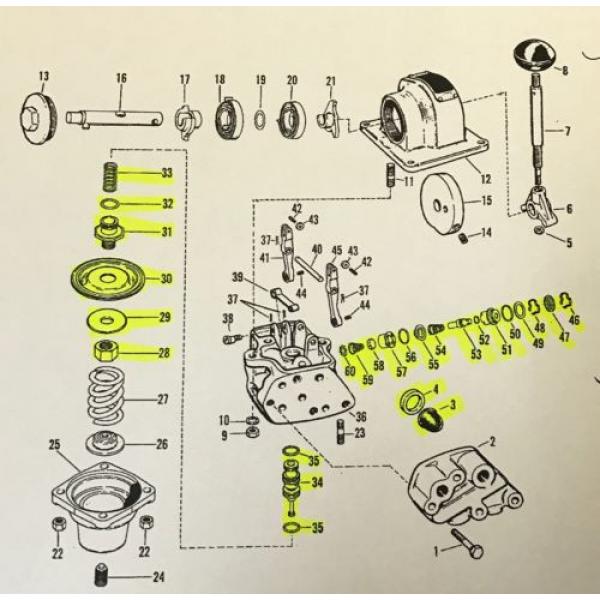 Rexroth H Controlair Valve Repair Kit P64894-2 #3 image