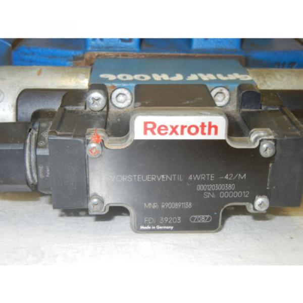 REXROTH 4WRTE16W6200L-41/6EG24K31A5M USED VALVE R901005135 fd 39127 #3 image