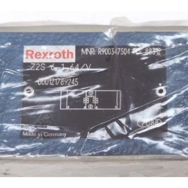 Origin REXROTH Z2S-6-1-64/V HYDRAULIC CHECK VALVE R900347504, Z2S6164V #3 image